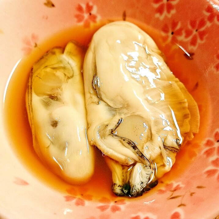 おつまみ牡蠣（カキ）レシピ　　三杯酢和え